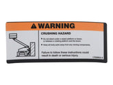1703953 Decal, Crush Warning | JLG